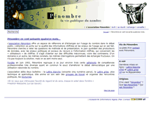 Tablet Screenshot of penombre.org